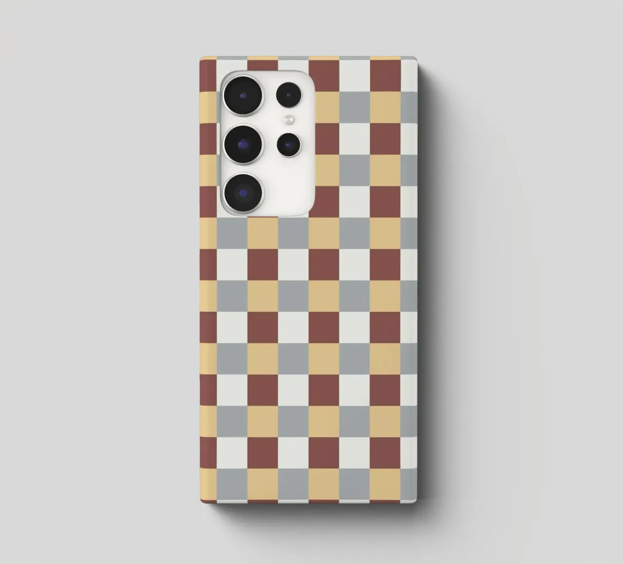 Checker tile pattern samsung phone case by Little Dean