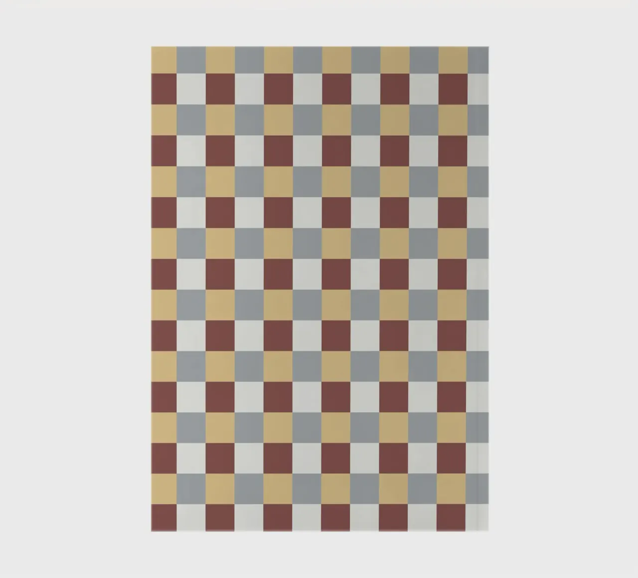 Checker tile pattern notebook by Little Dean