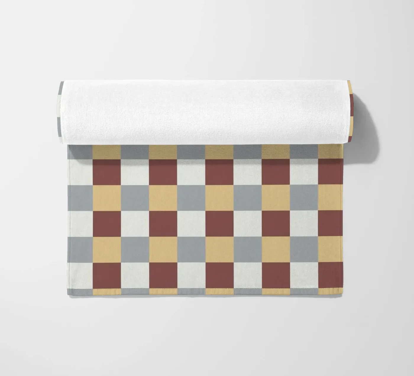 Checker tile pattern serviette de plage de Little Dean