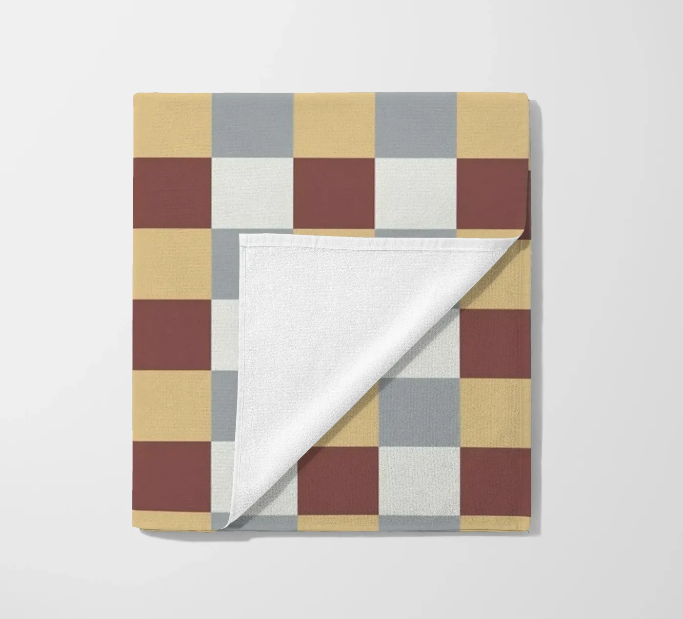 Checker tile pattern serviette de plage de Little Dean