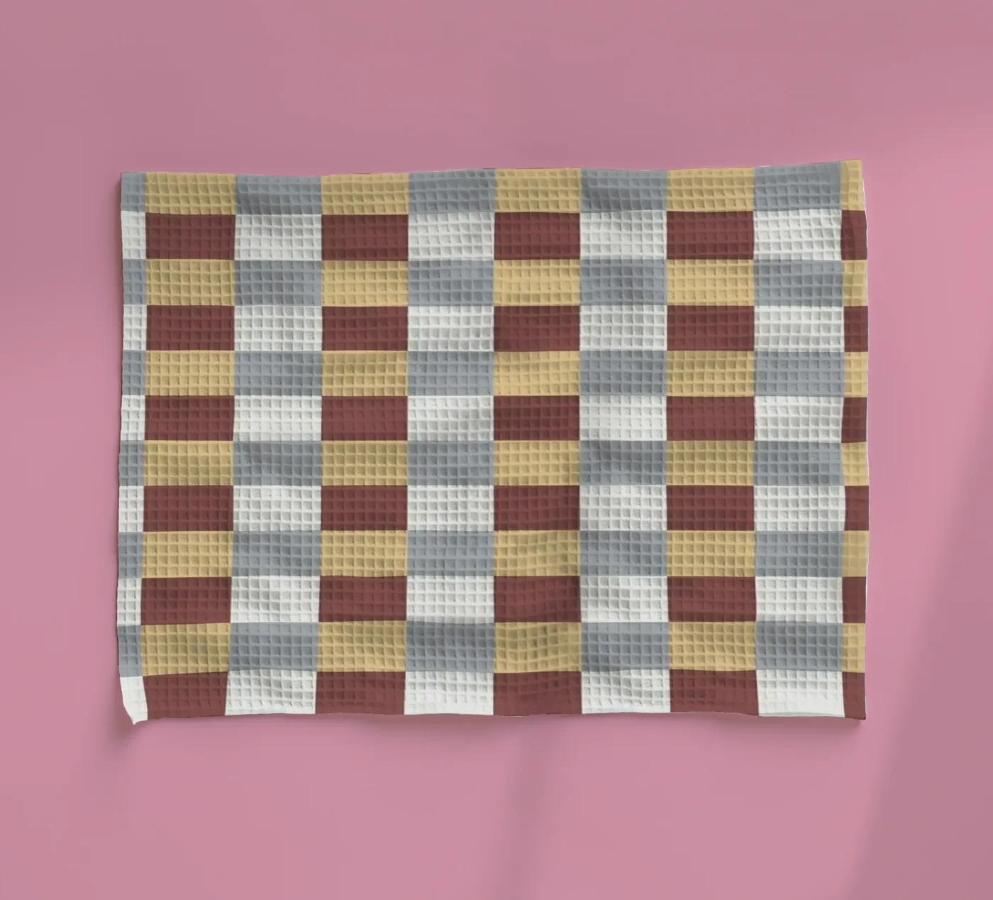 Checker tile pattern torchon de Little Dean