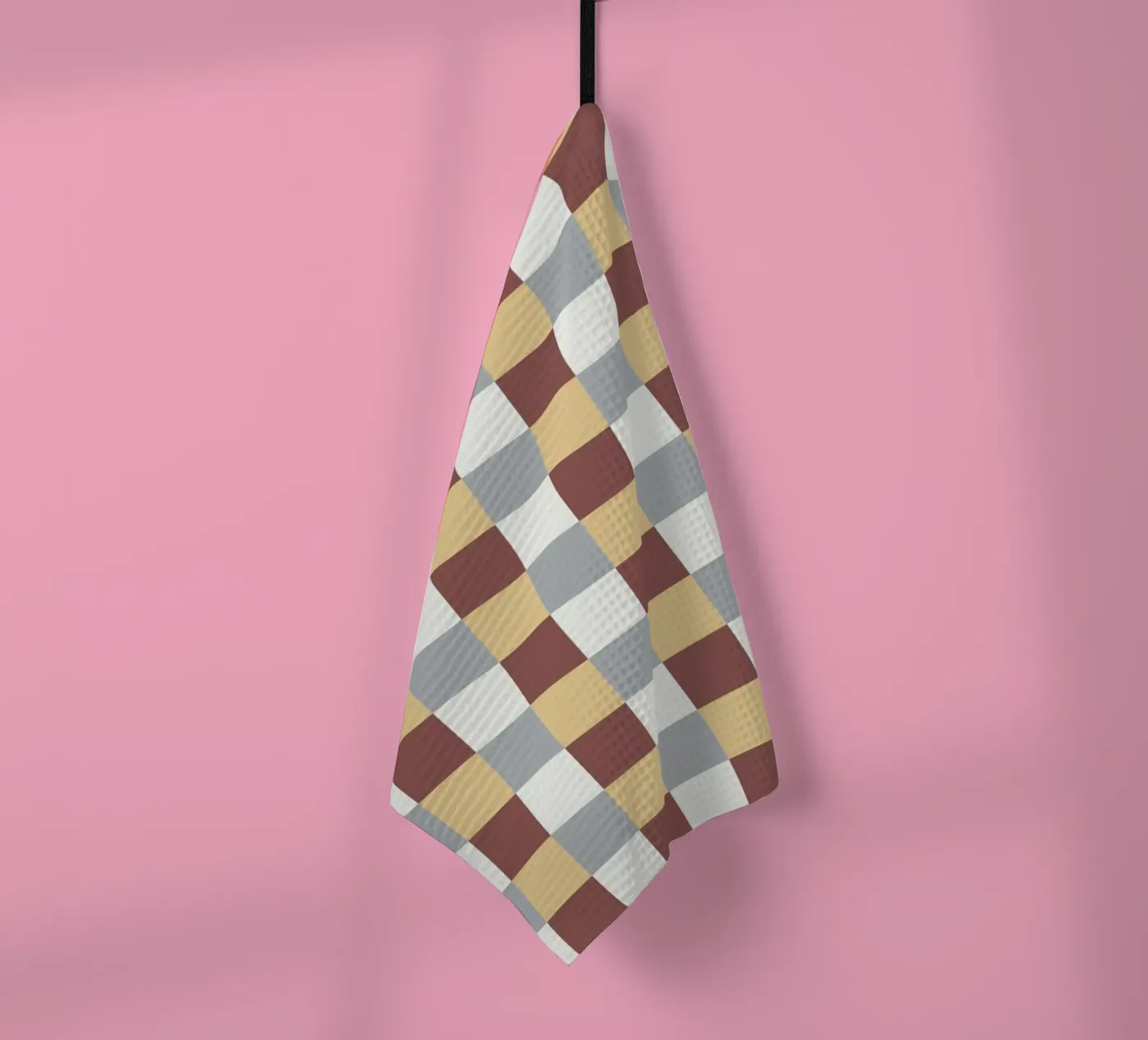 Checker tile pattern torchon de Little Dean