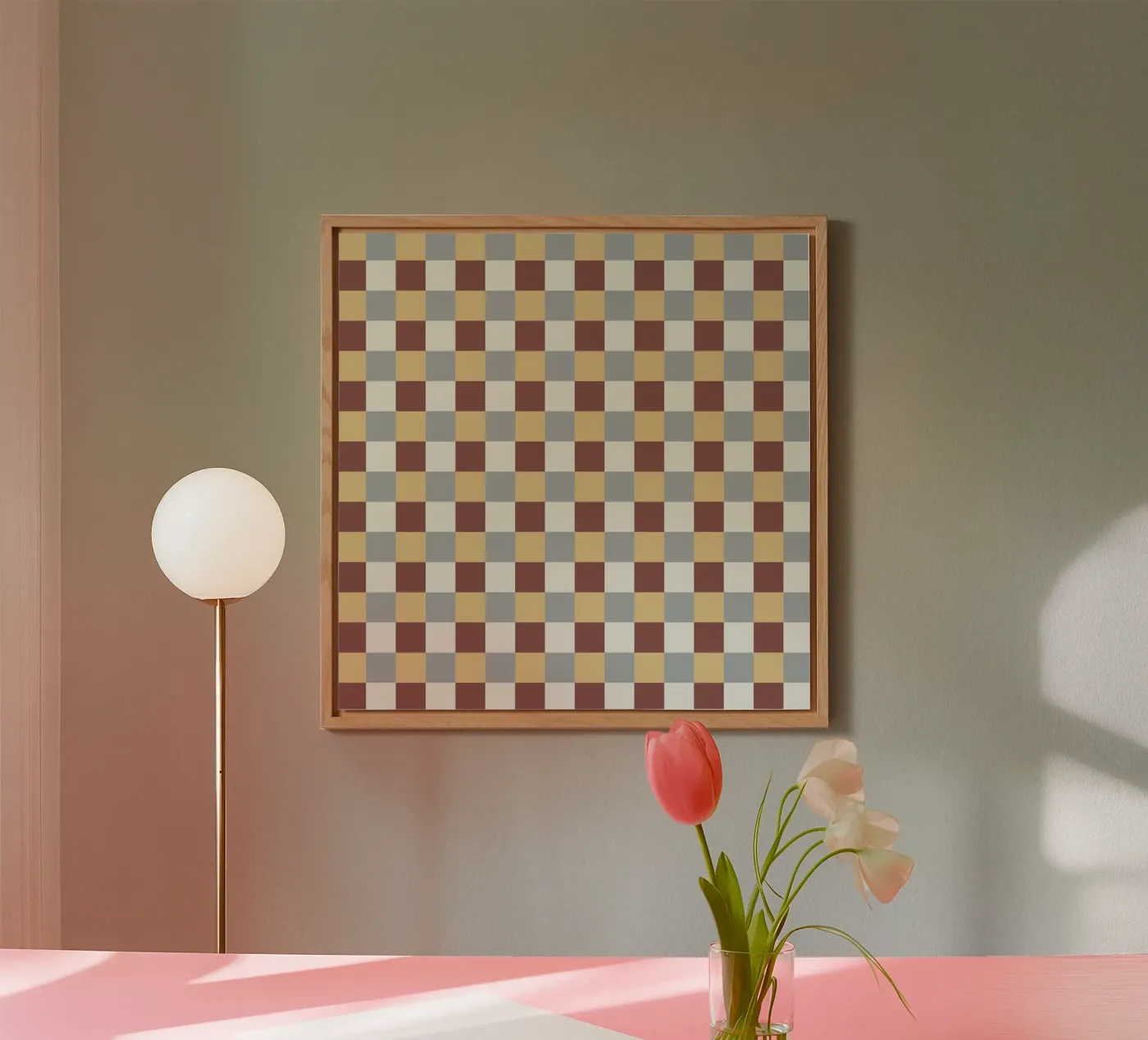 Motivo a scacchiera pannello forex da Little Dean