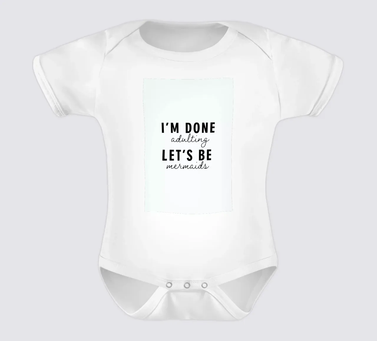 Let's Be Mermaids body neonato maniche corte da Ayleen