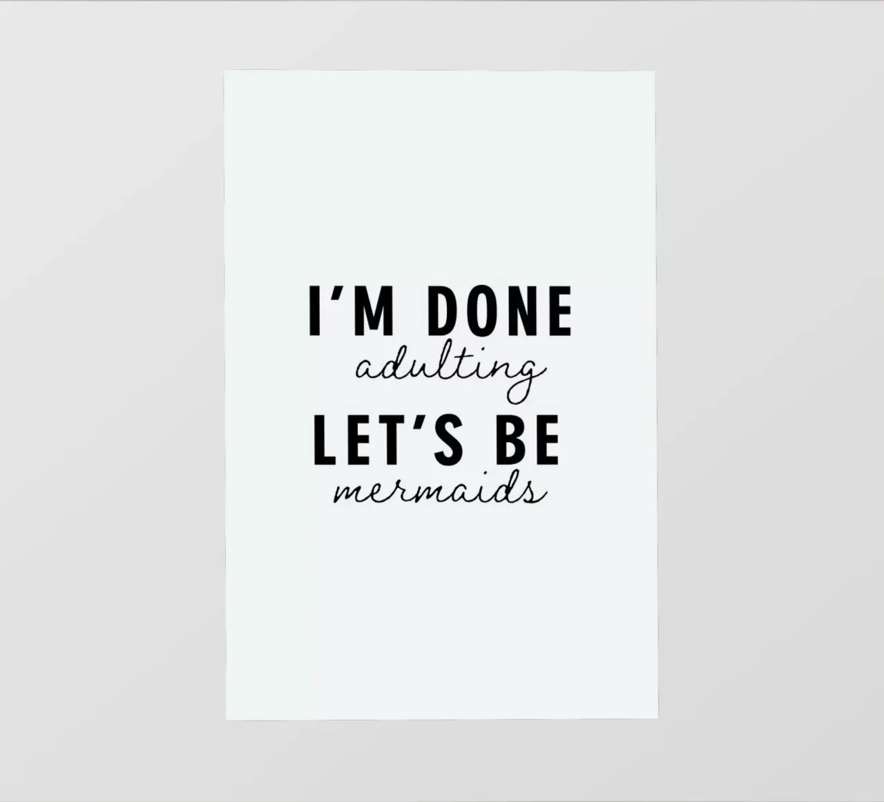 Let's Be Mermaids telo in pvc da Ayleen
