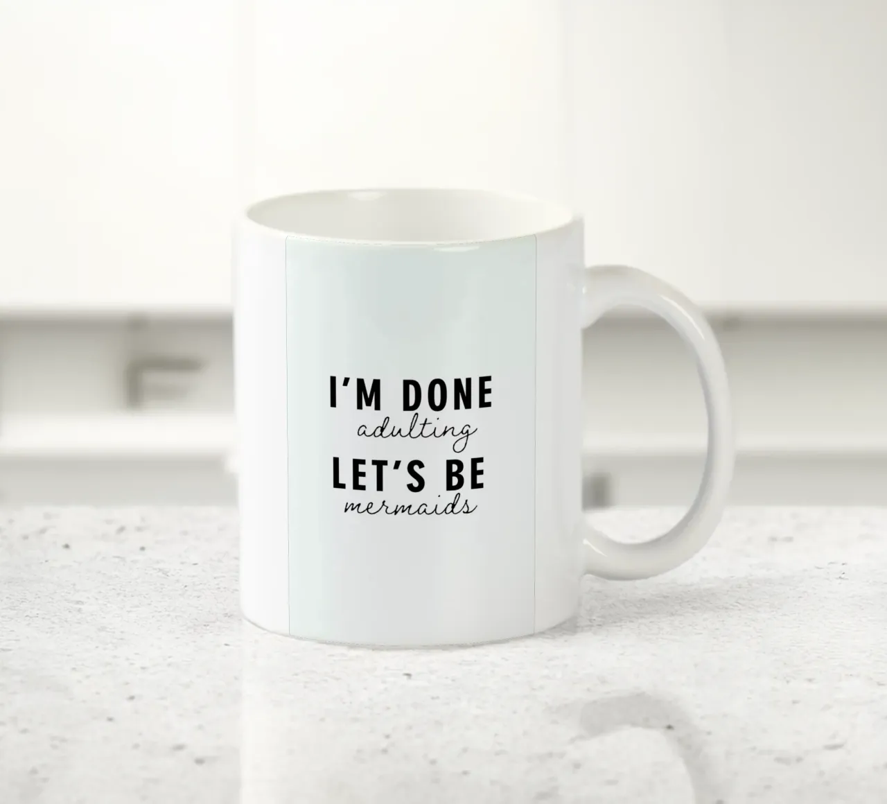 Let's Be Mermaids tazza in ceramica da Ayleen