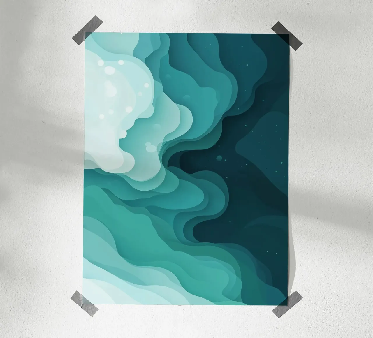 Diep water poster van Little Things