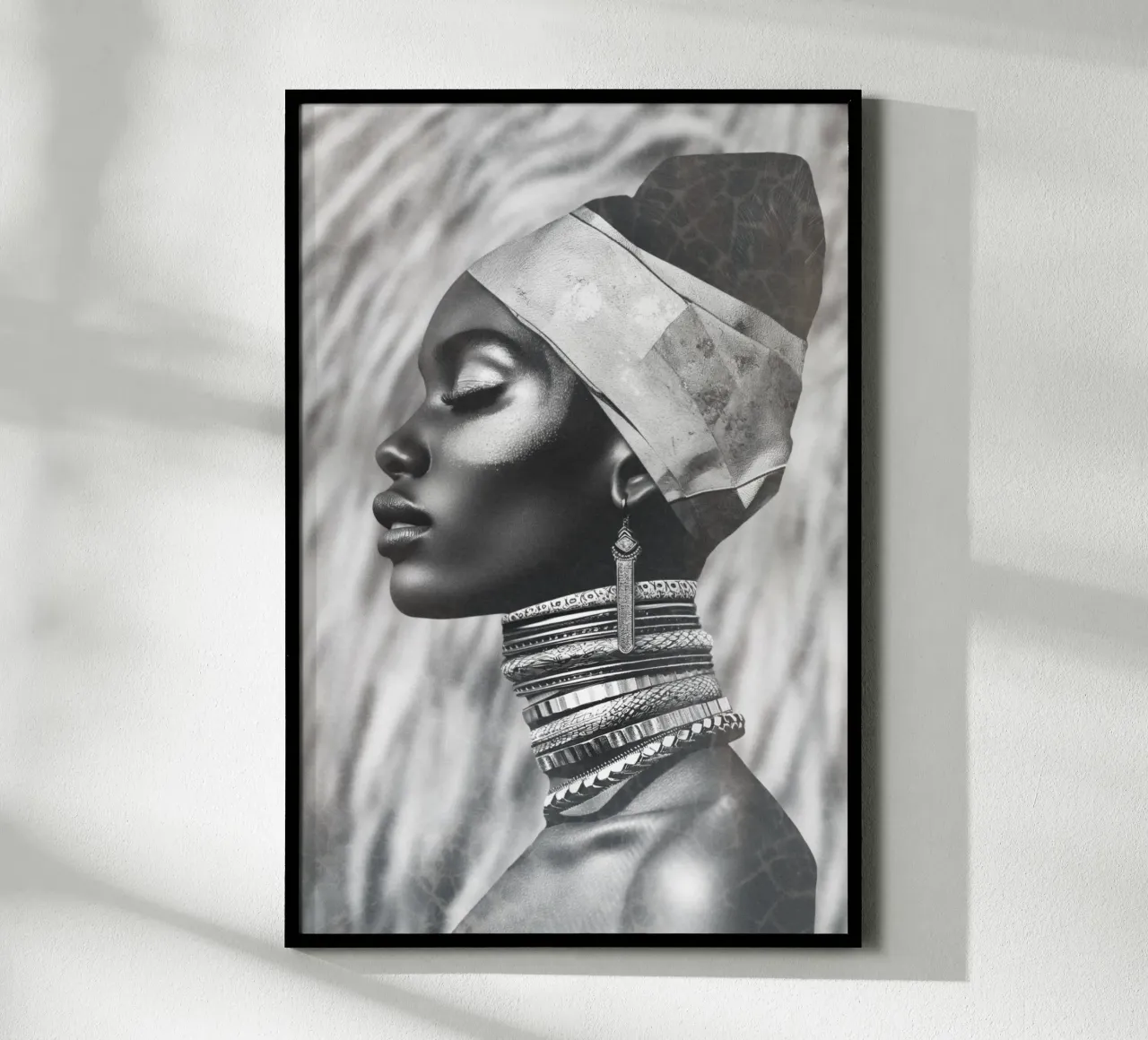 Black Fashion Woman poster by Carinaprint