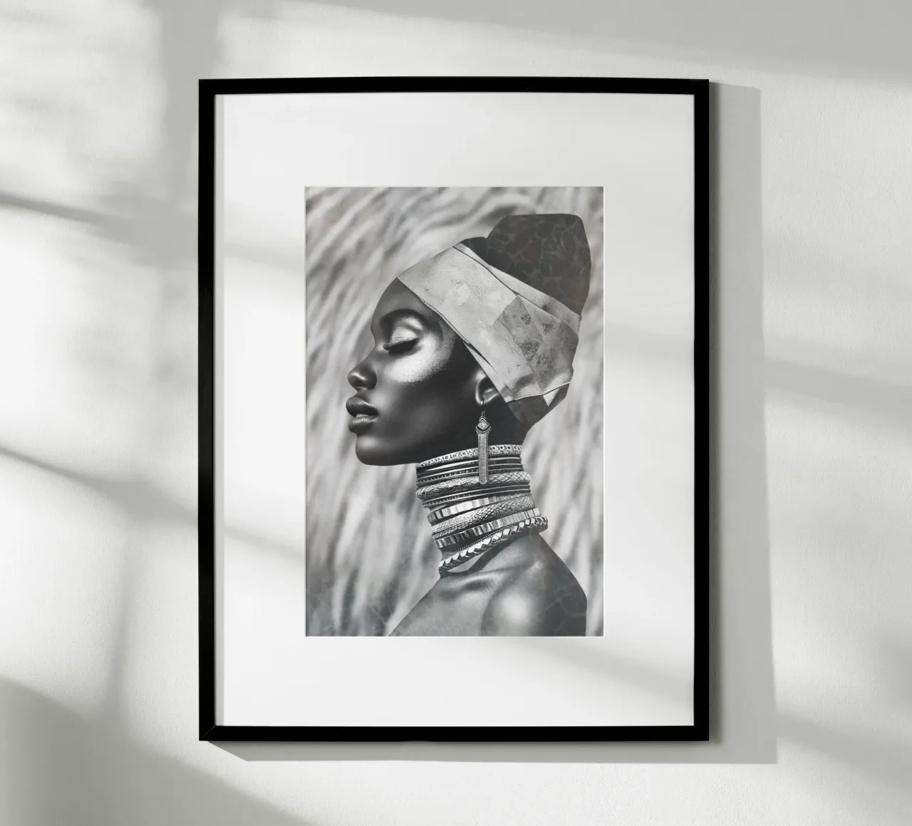 Moda donna nera poster da Carinaprint