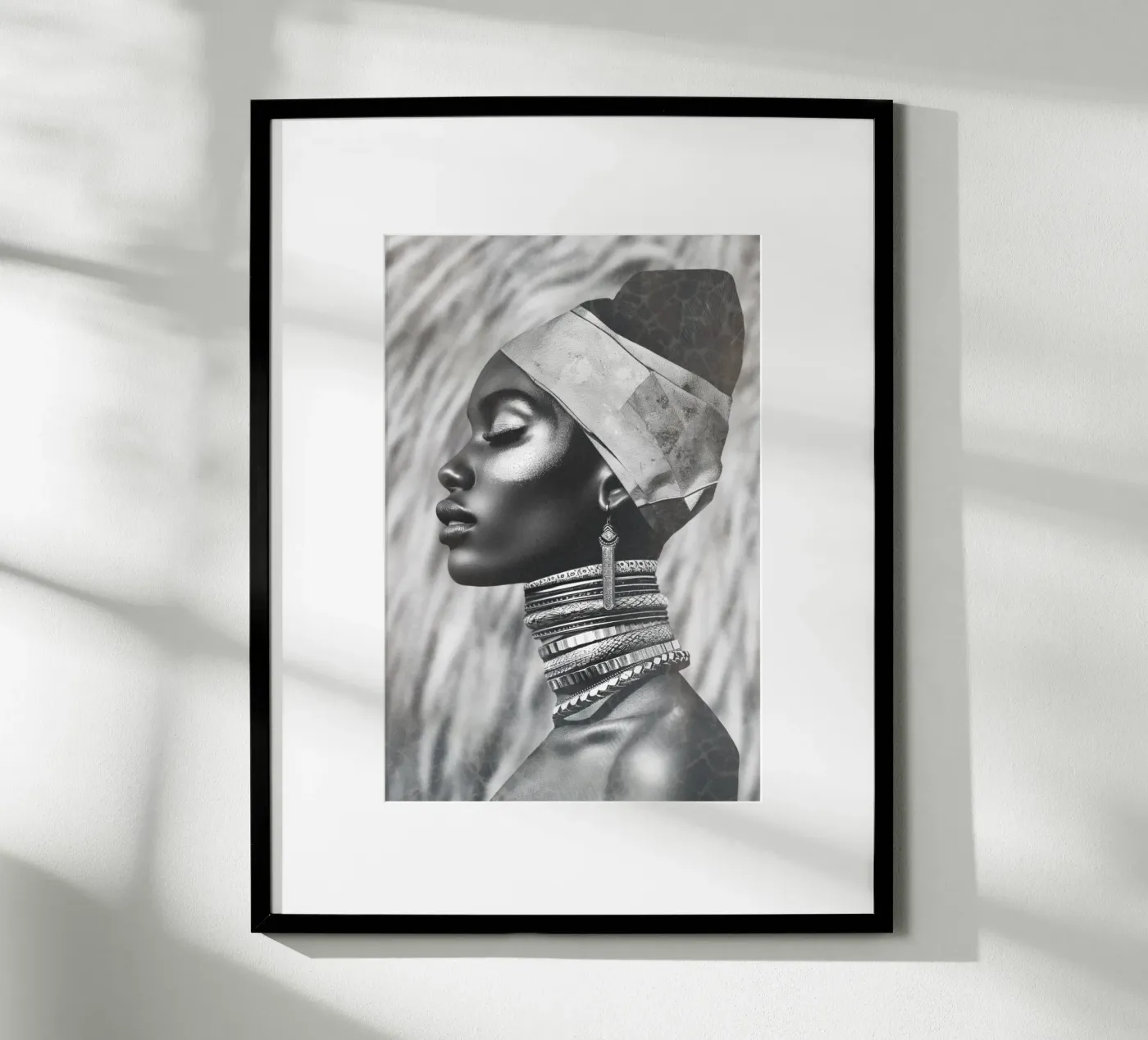 Black Fashion Woman poster by Carinaprint