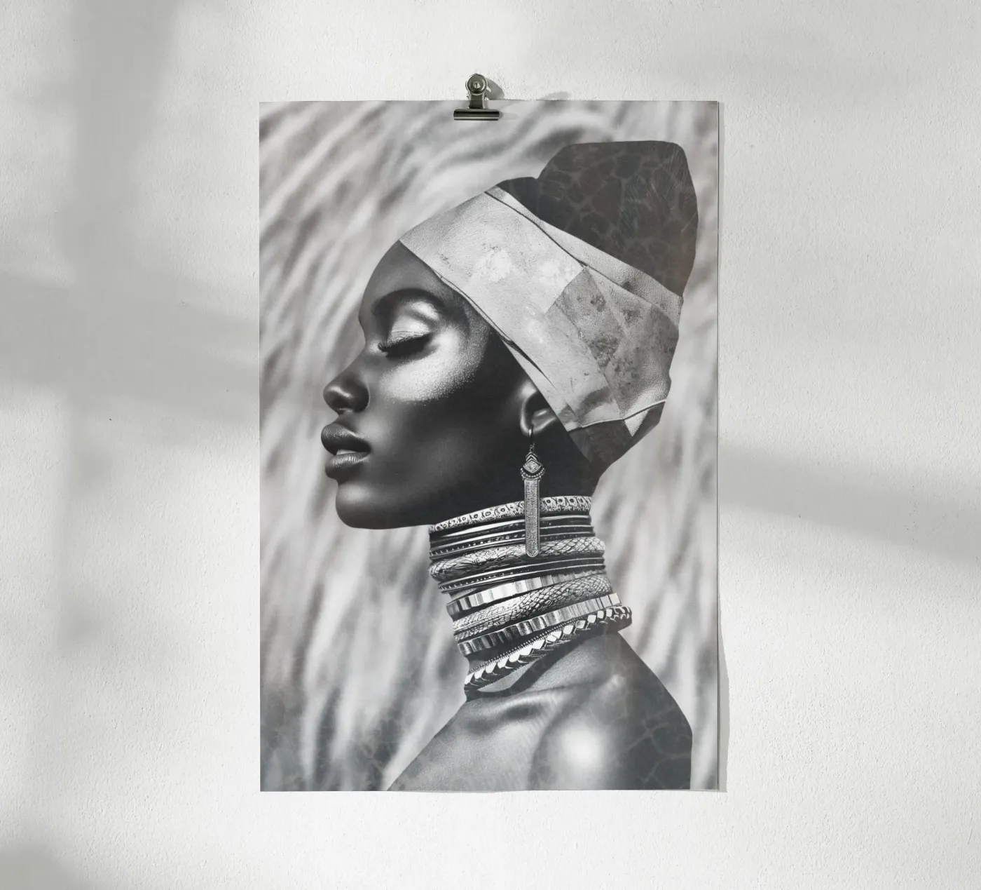 Black Fashion Woman poster by Carinaprint