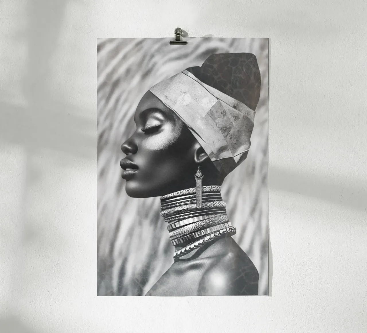 Black Fashion Woman poster by Carinaprint