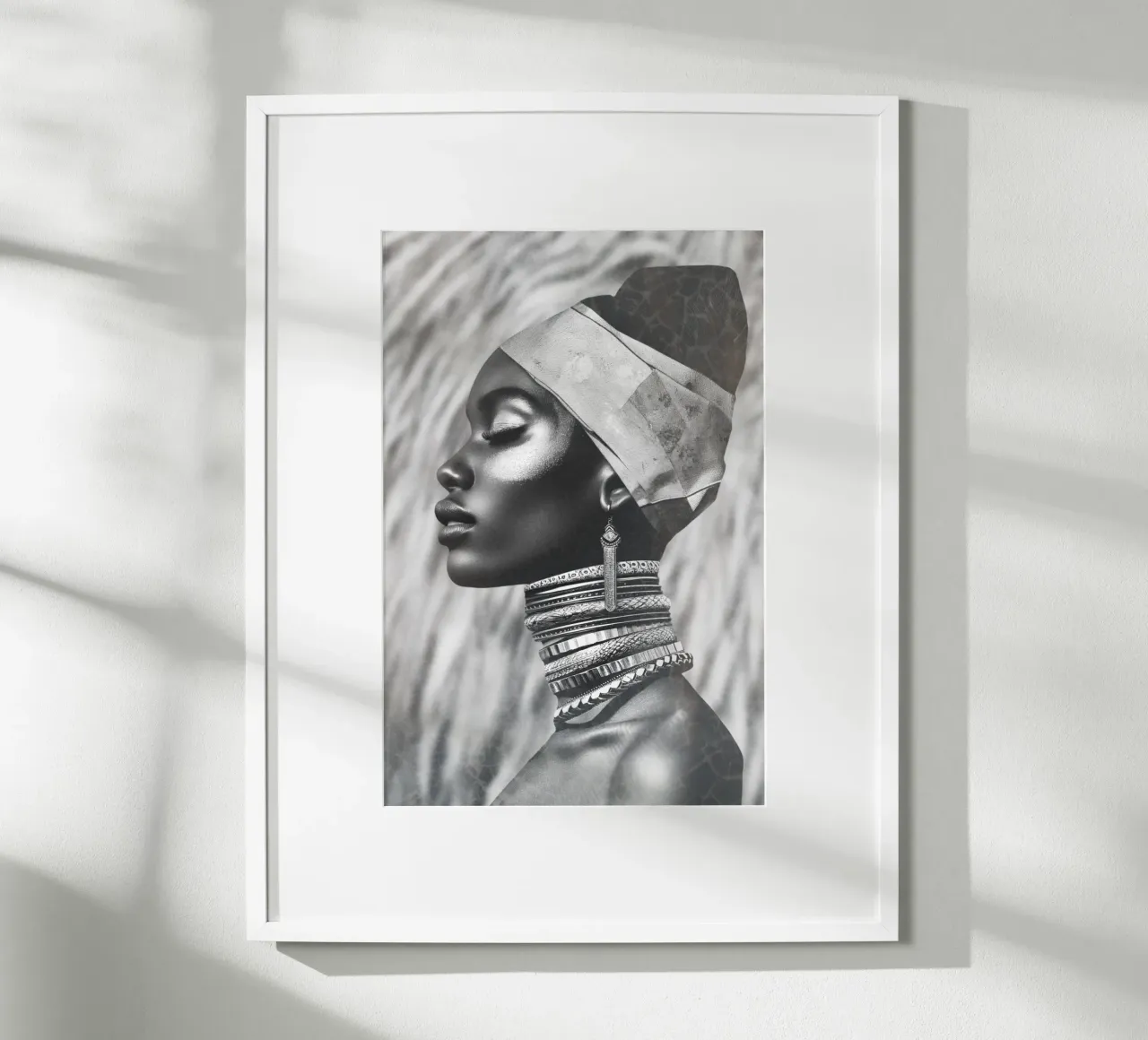 Moda donna nera poster da Carinaprint