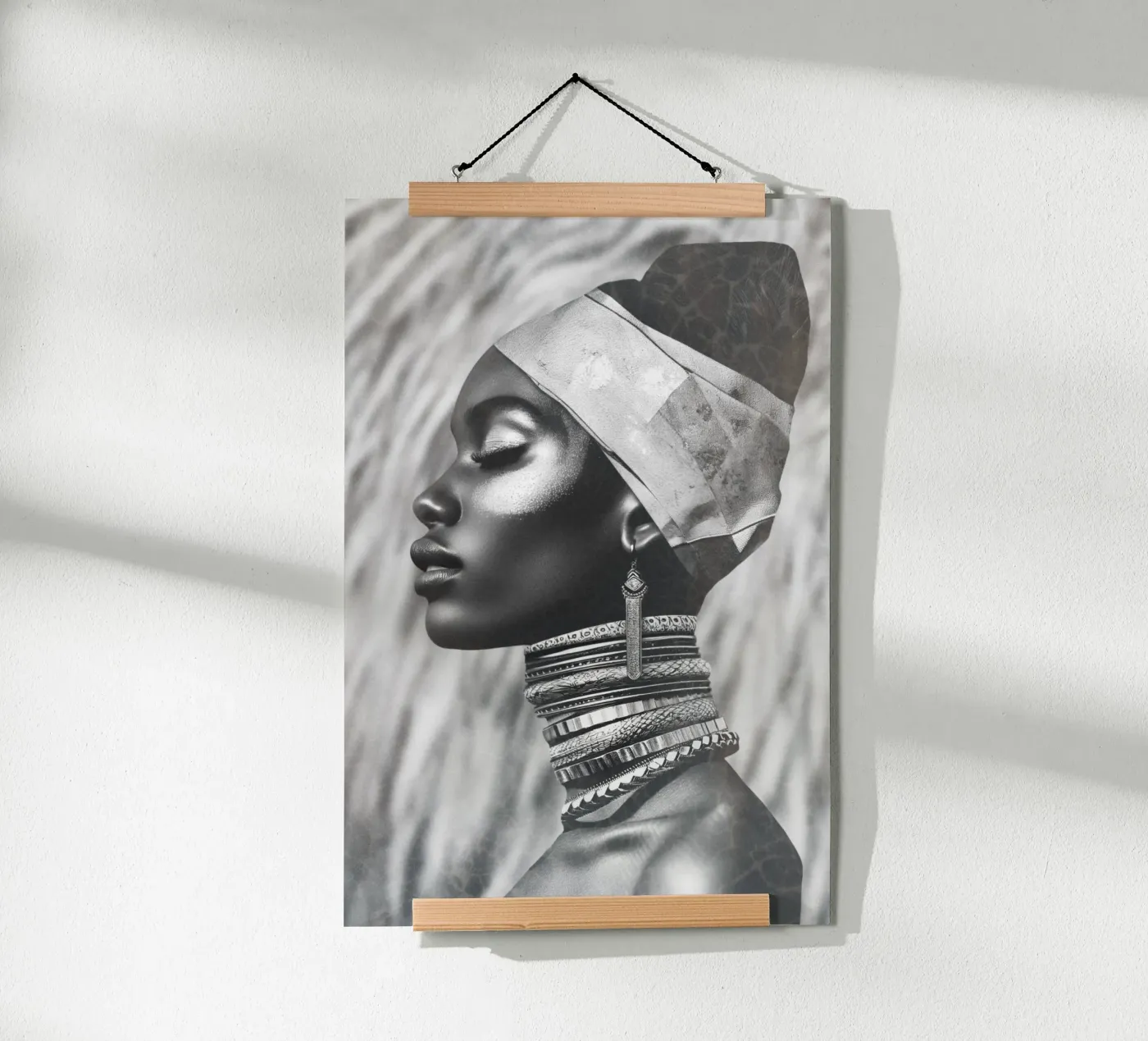 Black Fashion Woman poster by Carinaprint