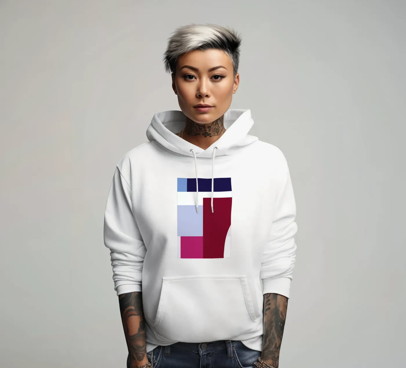 Structure 3 hoodie by Jonathan Lawes