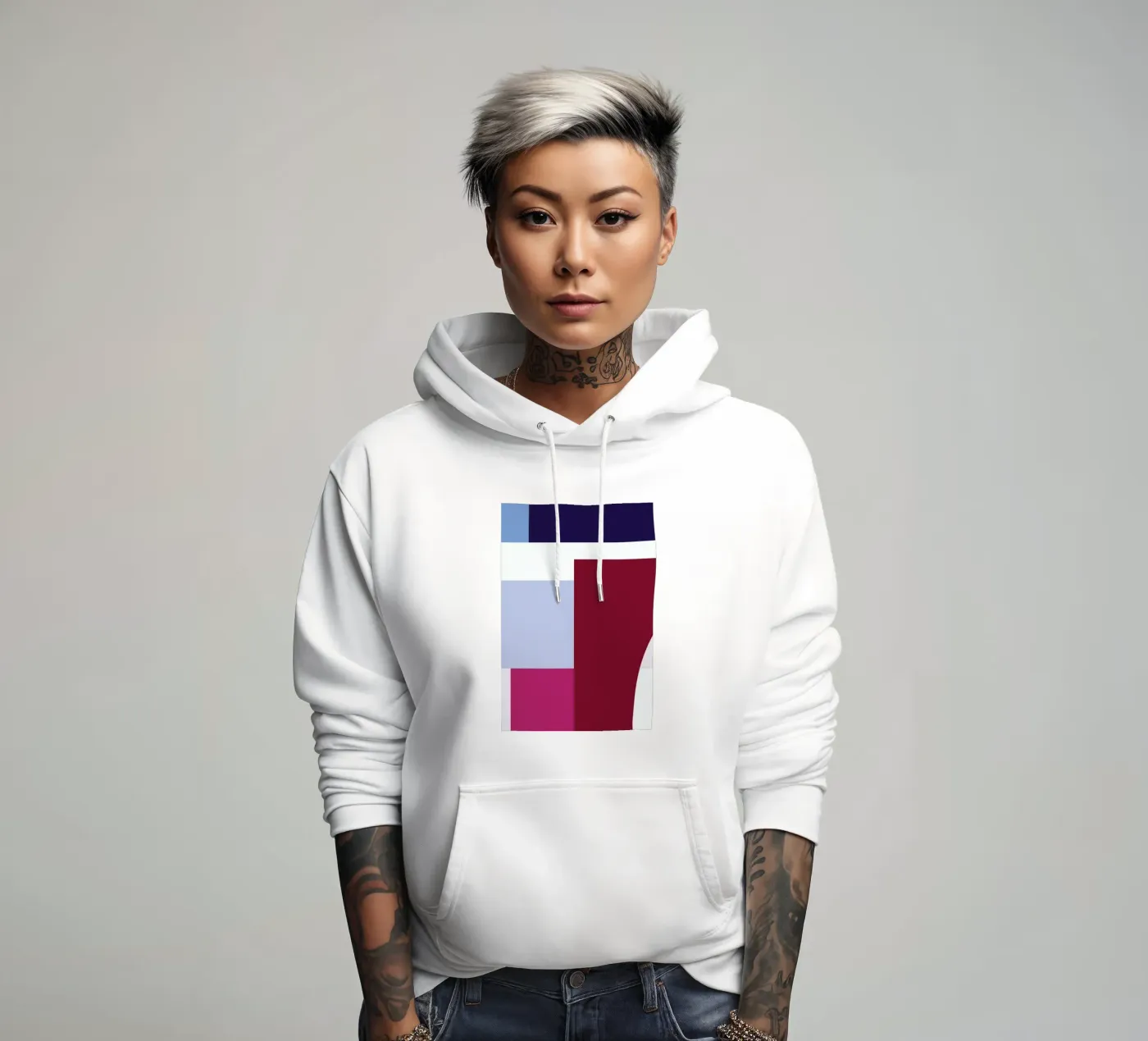 Structure 3 hoodie by Jonathan Lawes