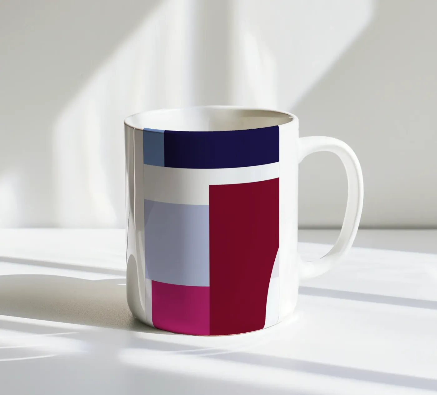 Structure 3 ceramic mug by Jonathan Lawes