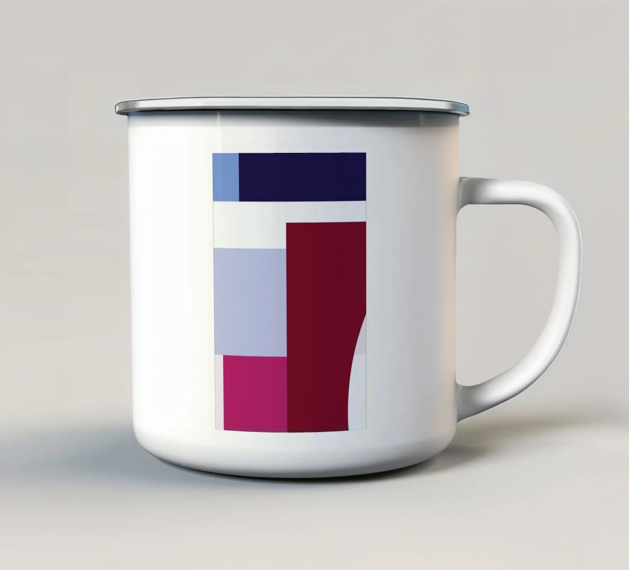 Structure 3 tazza in smalto da Jonathan Lawes