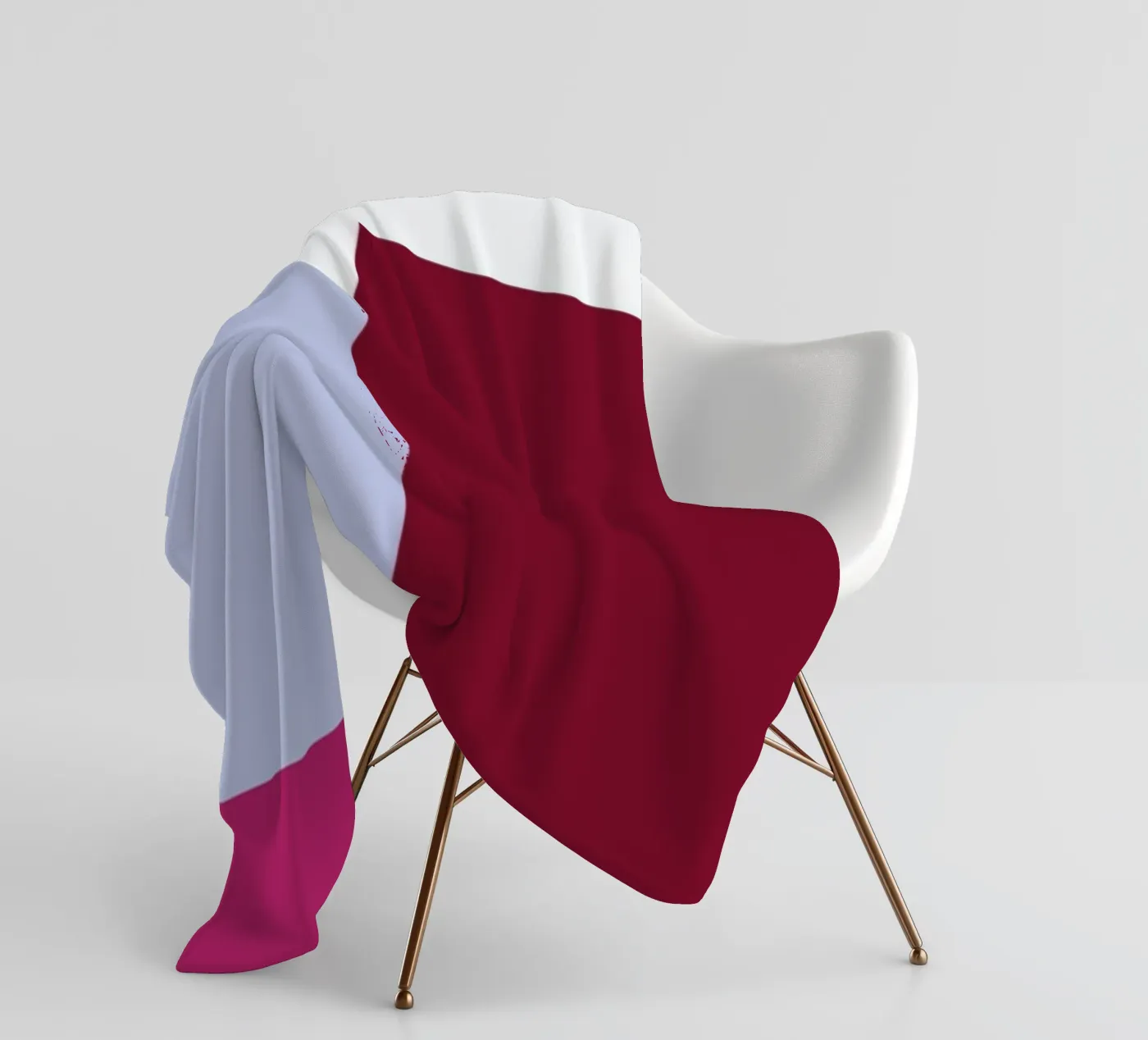 Structure 3 fleecedeken van Jonathan Lawes
