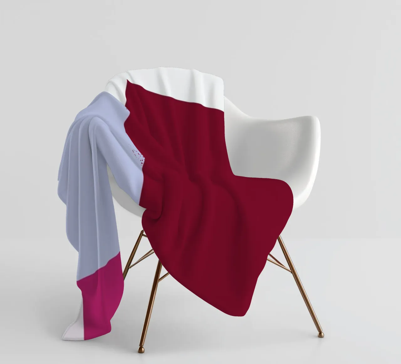 Structure 3 Fleecedecke von Jonathan Lawes