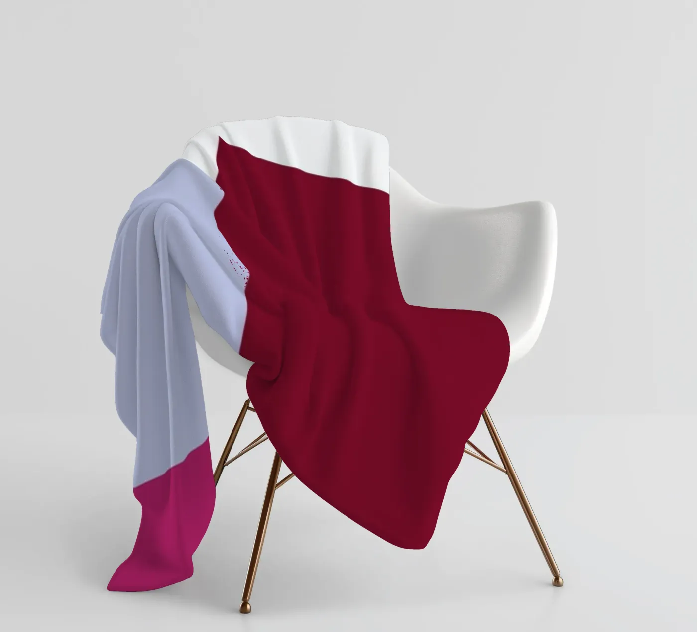 Structure 3 fleecedeken van Jonathan Lawes