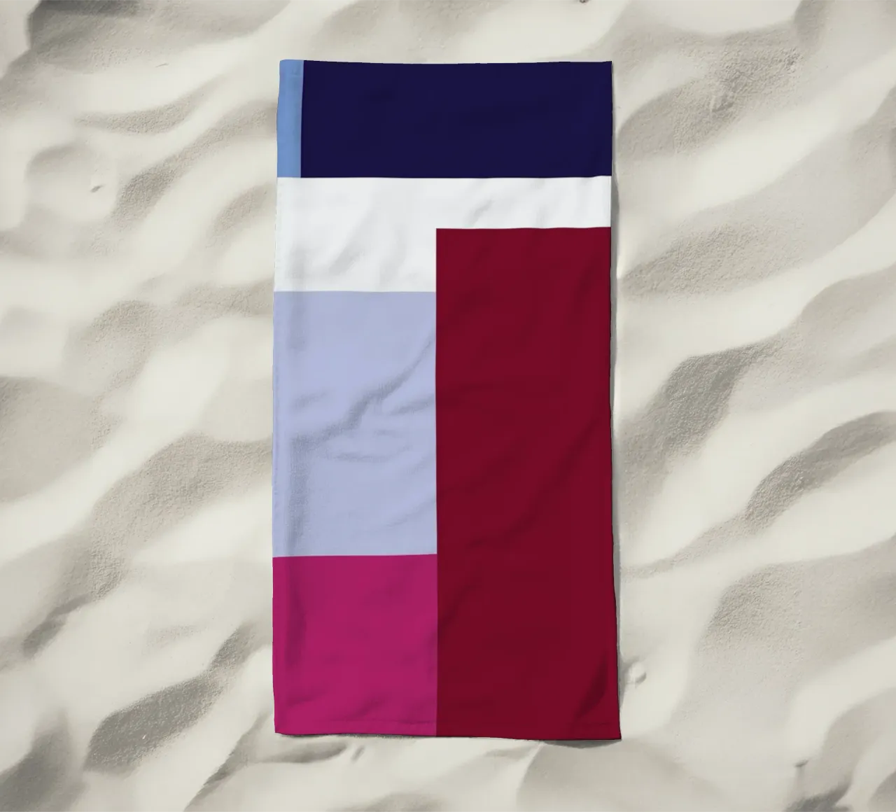 Structure 3 beach towel by Jonathan Lawes