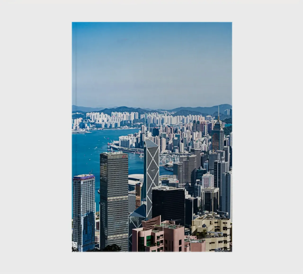 Hongkong view from the Peak notebook by Mathias Remmling Photography