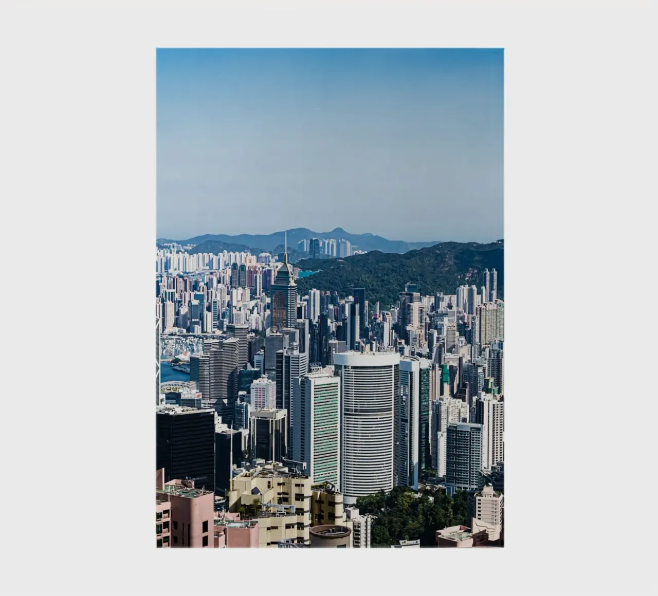 Hongkong view from the Peak notebook by Mathias Remmling Photography