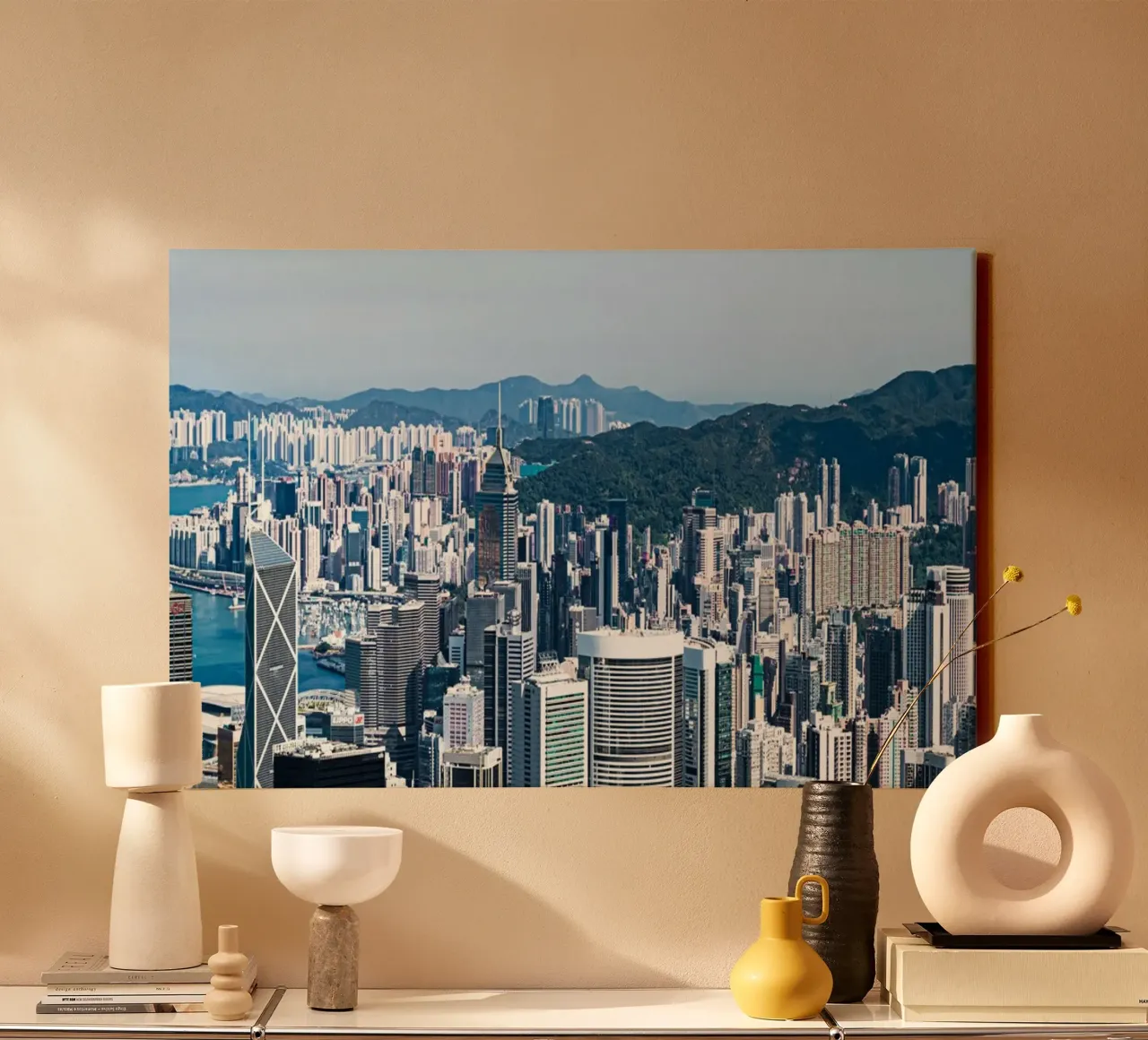 Hongkong view from the Peak tela da Mathias Remmling Photography