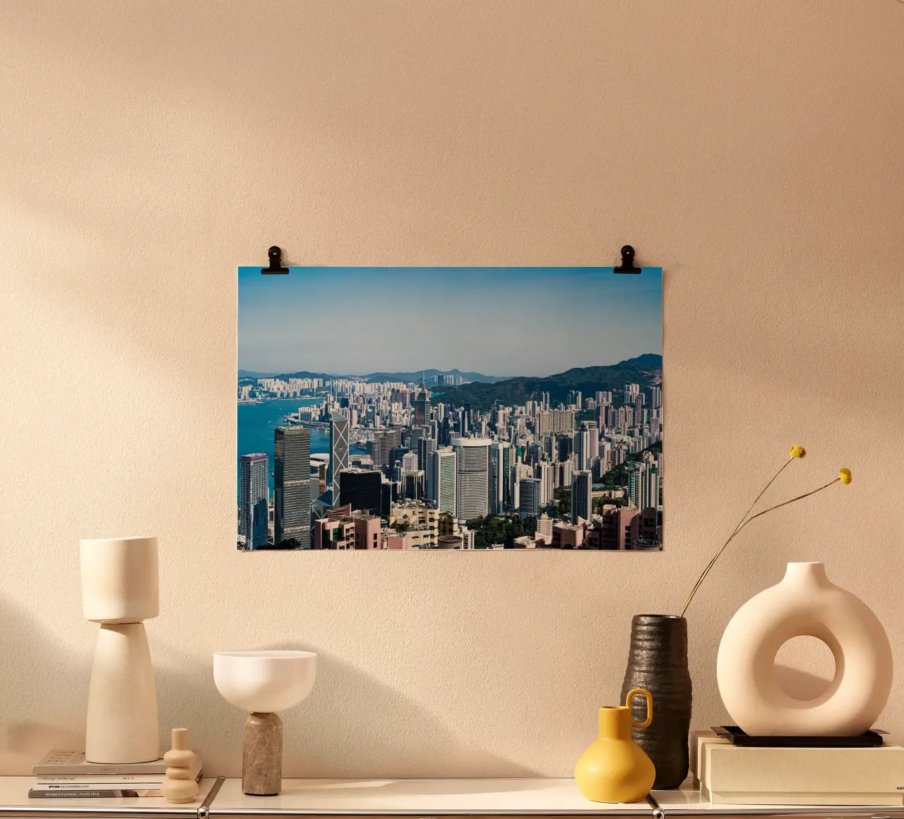 Hongkong view from the Peak carta hahnemühle da Mathias Remmling Photography