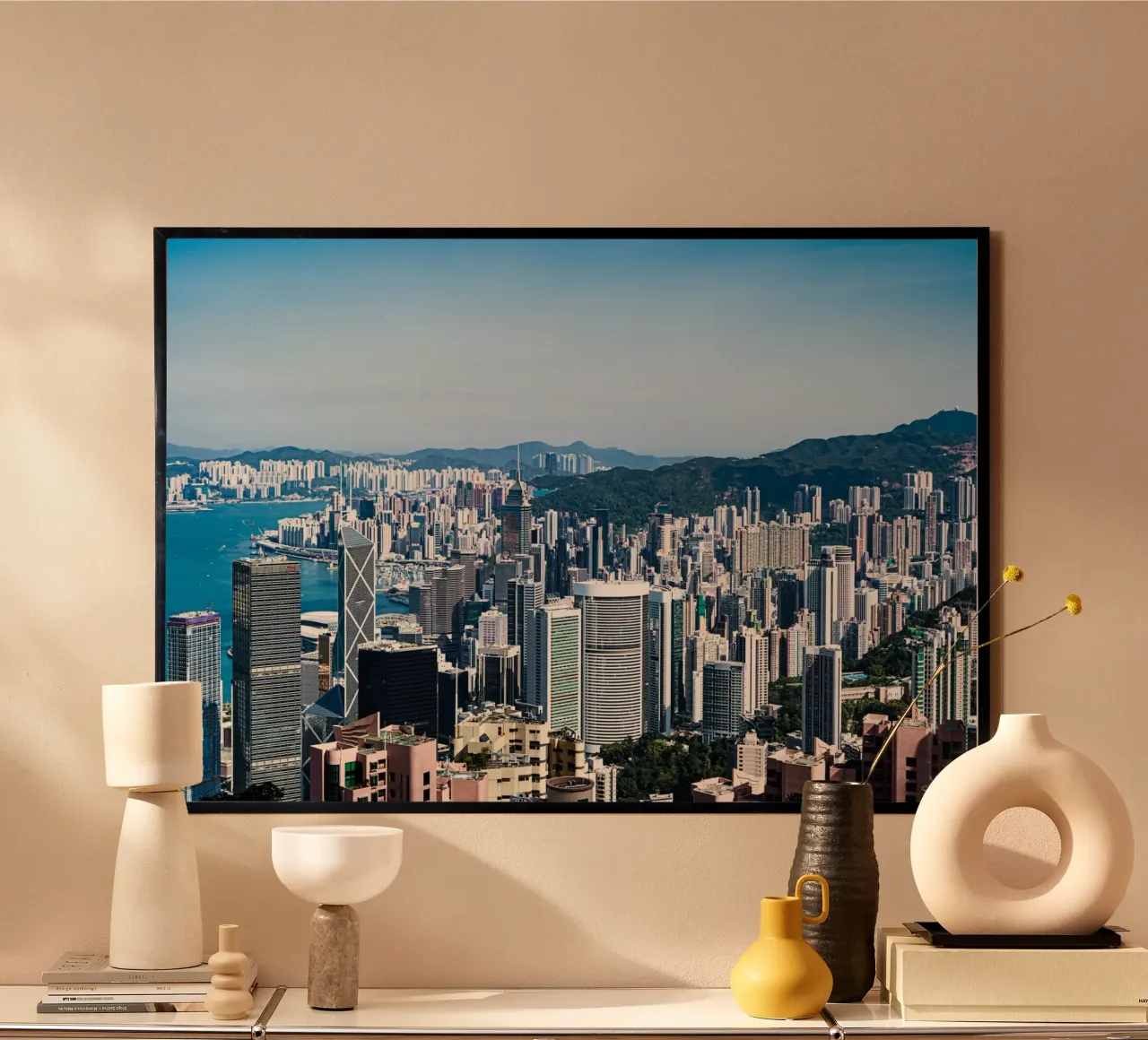 Hongkong view from the Peak carta hahnemühle da Mathias Remmling Photography