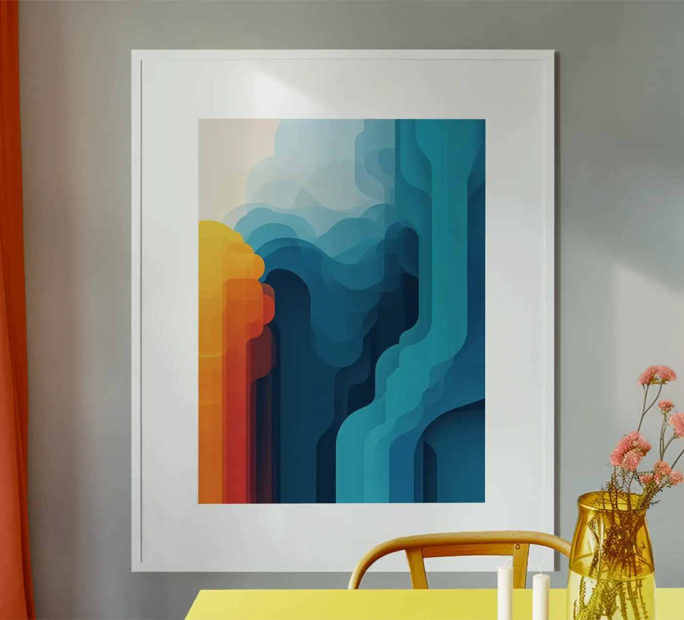 Digitalized landscape poster by Little Things