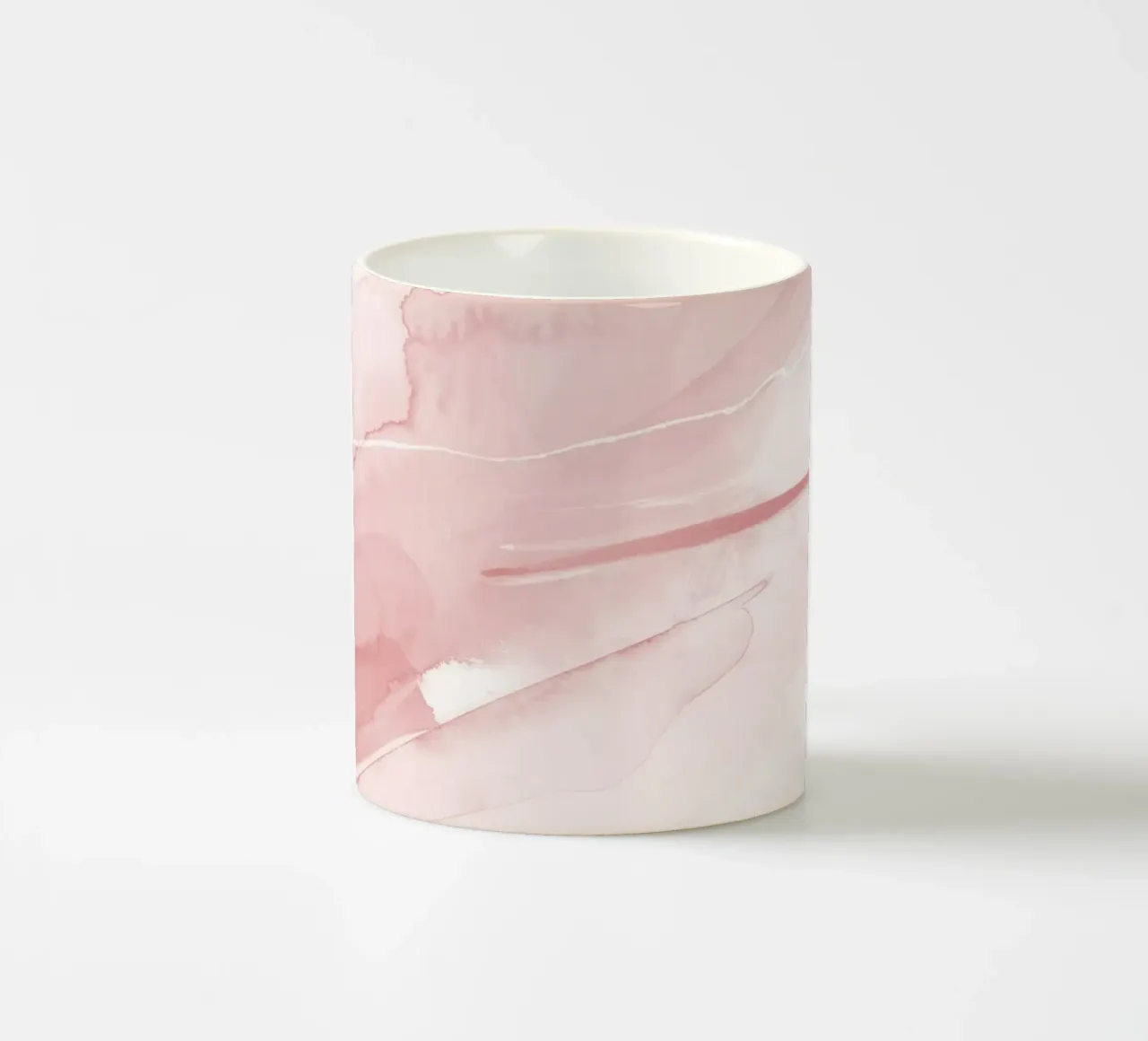 Coups de pinceau tons roses 1 mug en céramique de NouveauPrints