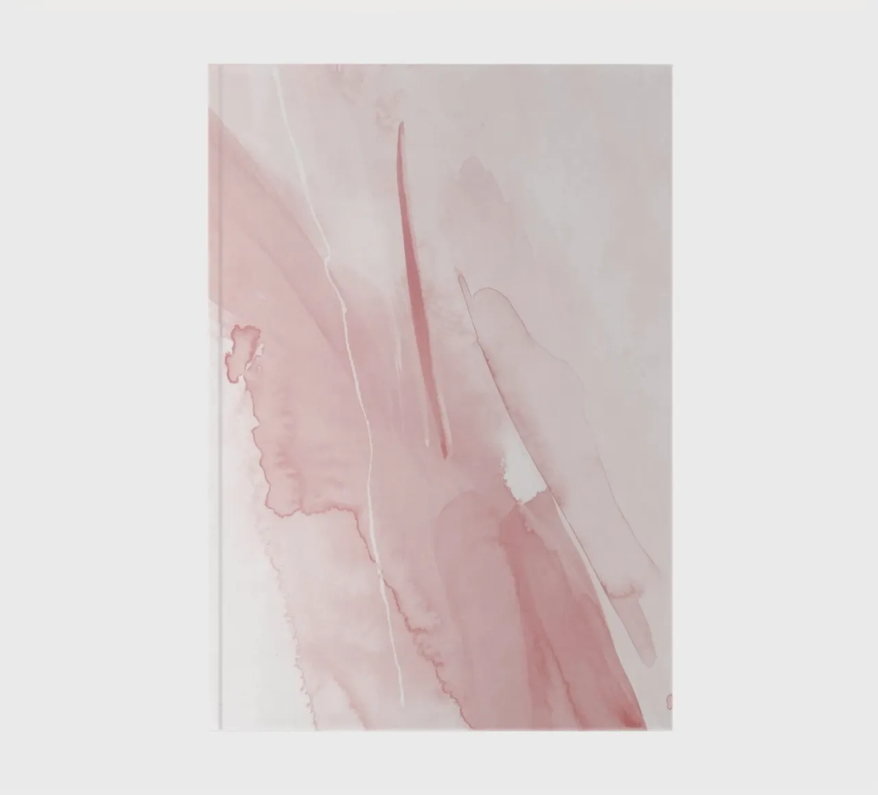 Brush strokes pink tones 1 notebook by NouveauPrints