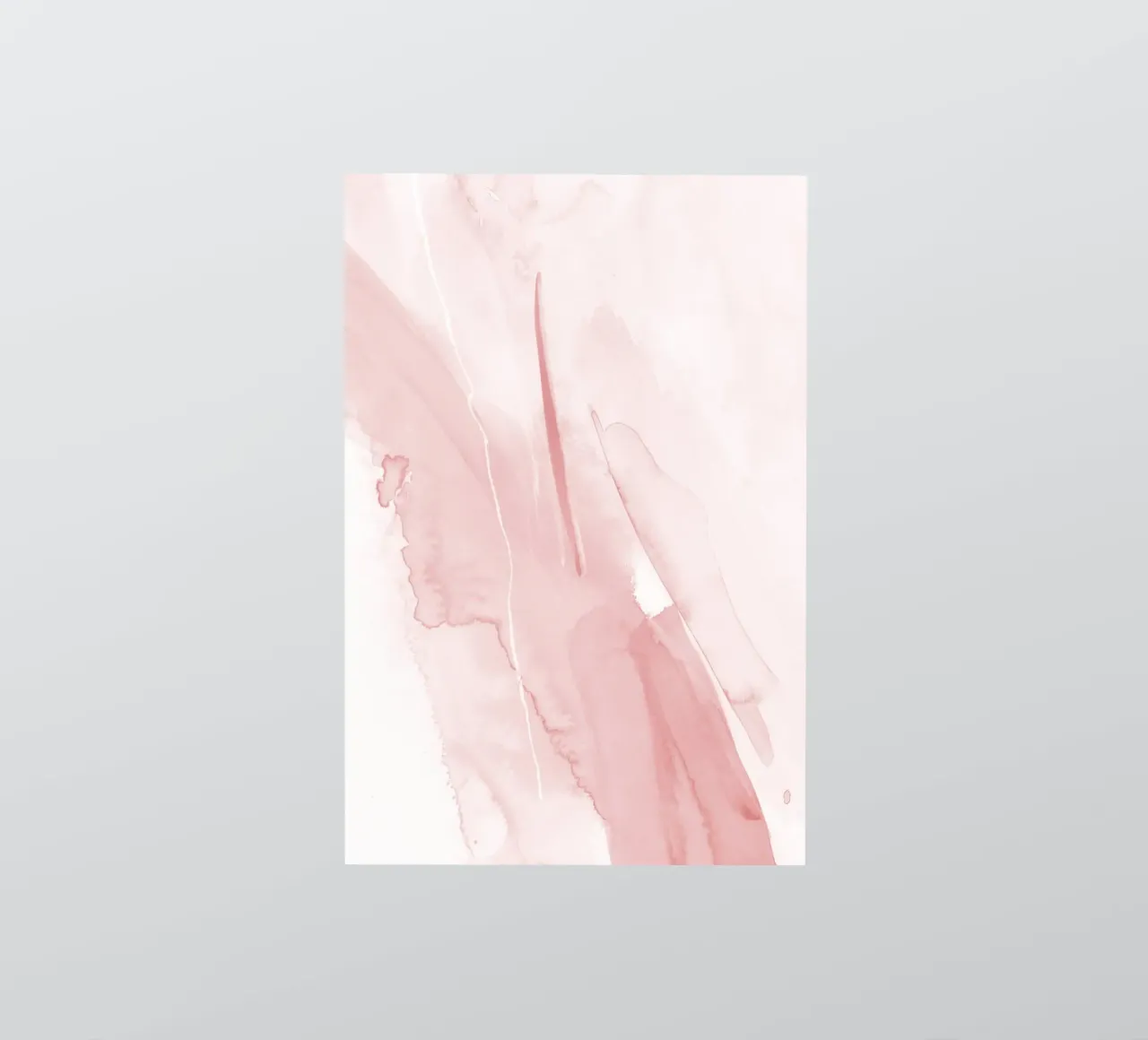 Pinselstriche rosa Töne 1 Sticker von NouveauPrints