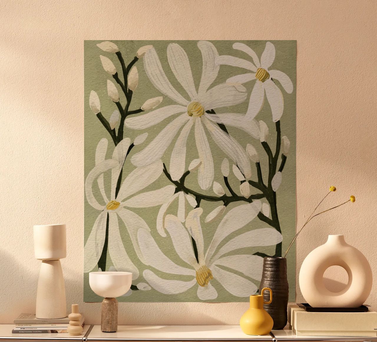 Sternmagnolie Poster von Katie O'Shea