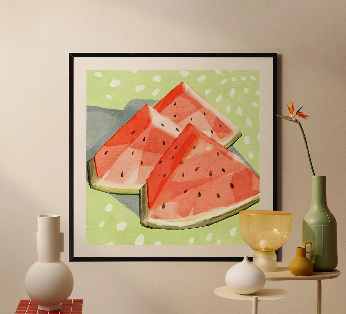 Pastèque poster de Katie O'Shea