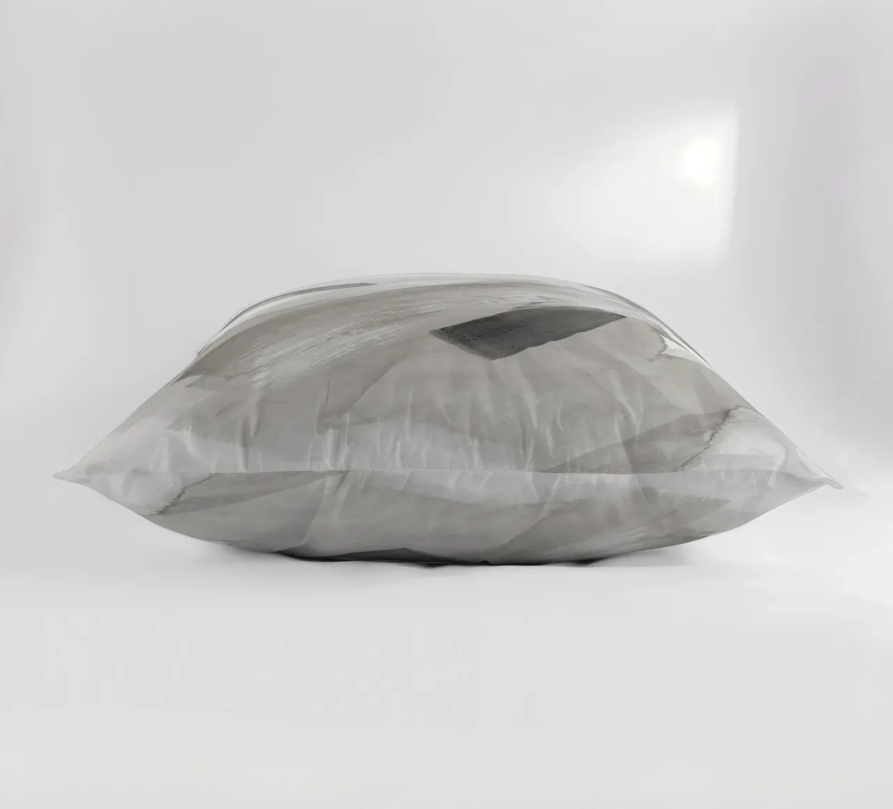 Pennellate toni di grigio 2 cuscino da NouveauPrints