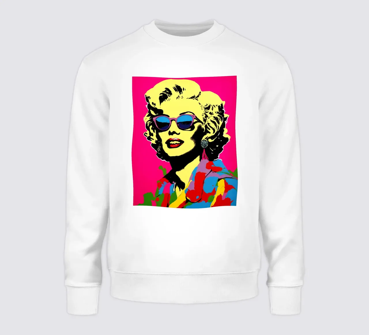 Dame in Rosa Sweatshirt von Eni Brandon