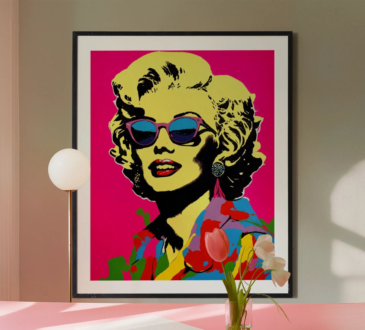 Lady in Pink poster by Eni Brandon