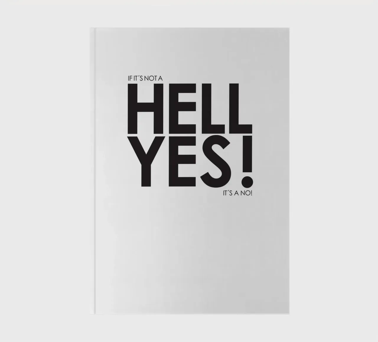 hell yes notebook by Kavanga