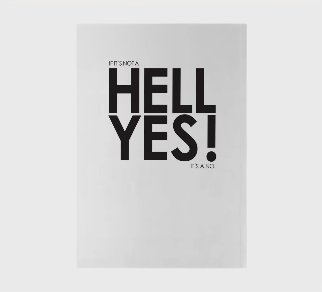 hell yes notebook by Kavanga