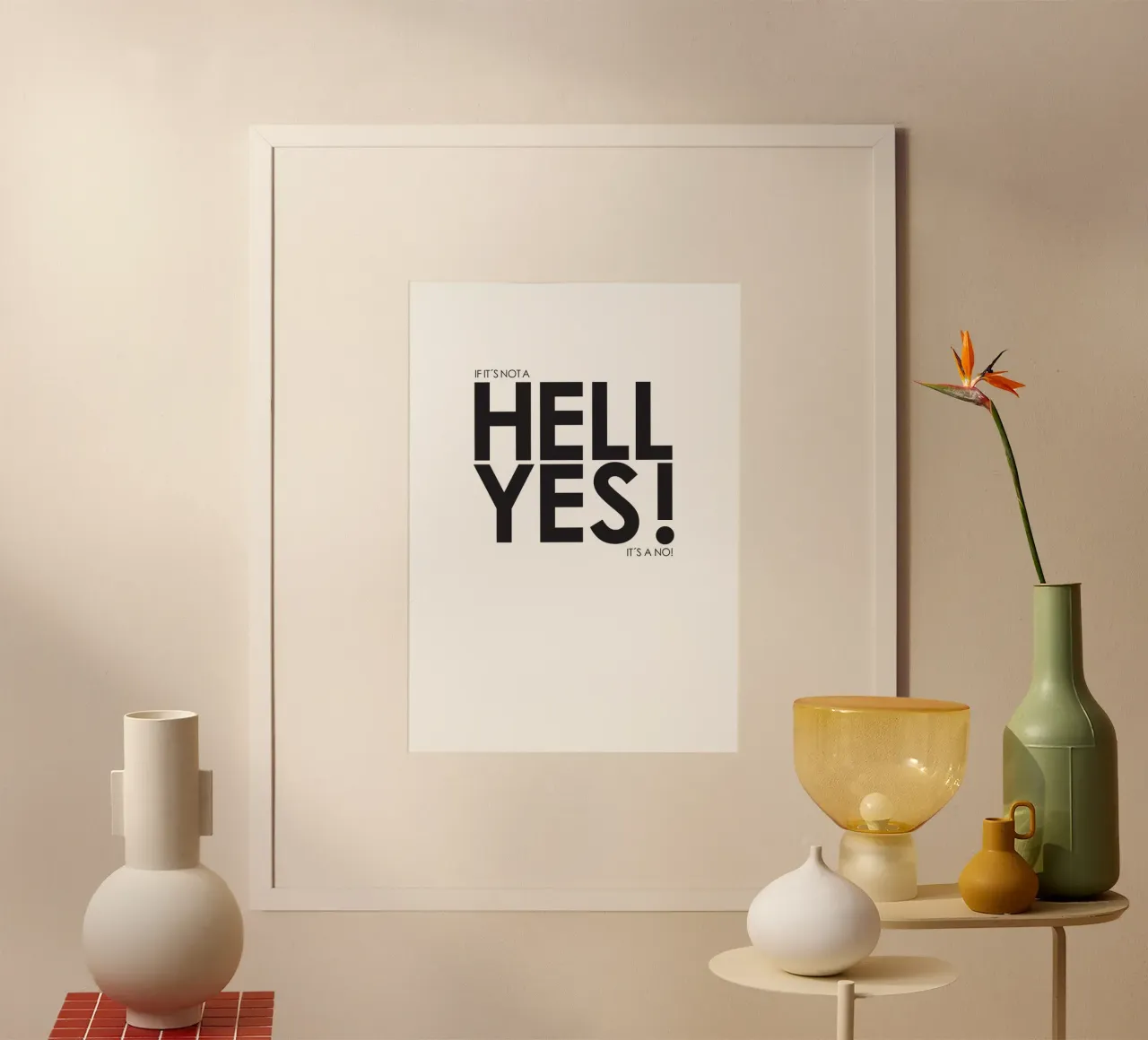 hell yes poster by Kavanga