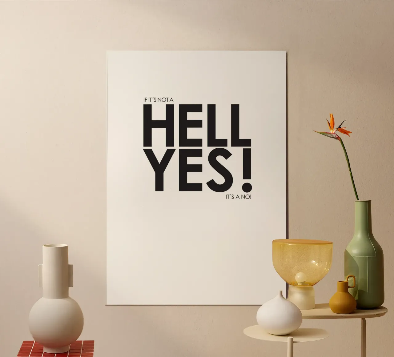 hell yes poster by Kavanga