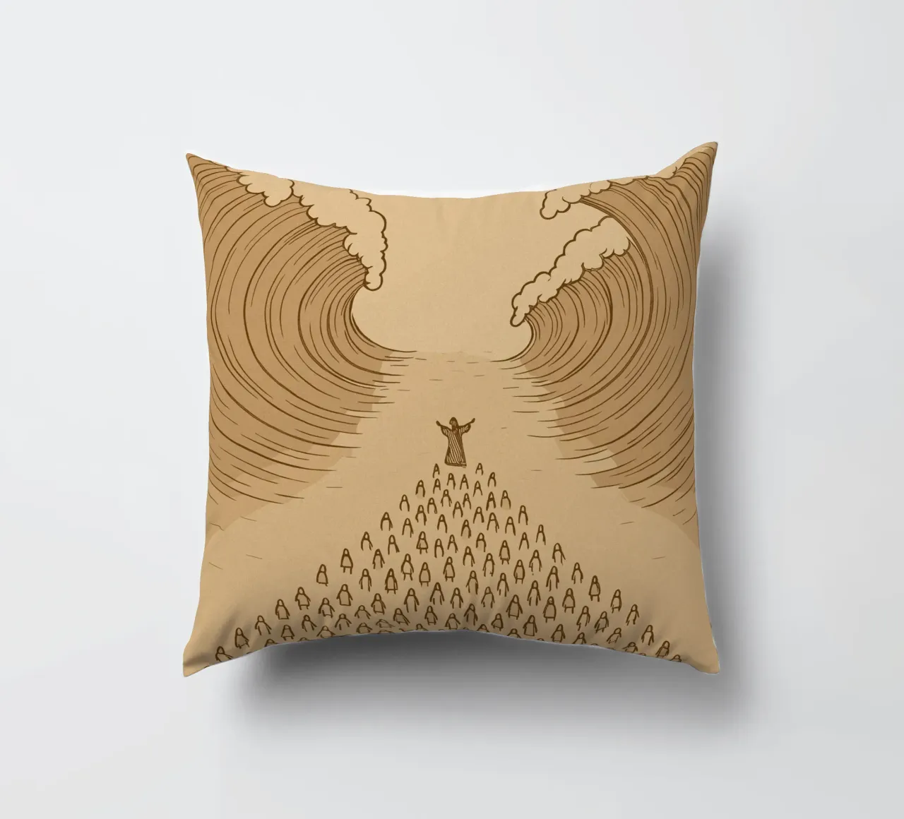 sea parting cuscino da ramosashop