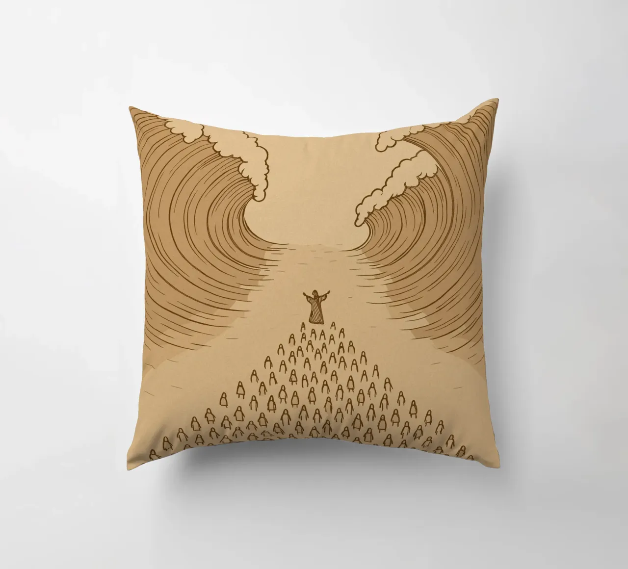 sea parting cuscino da ramosashop