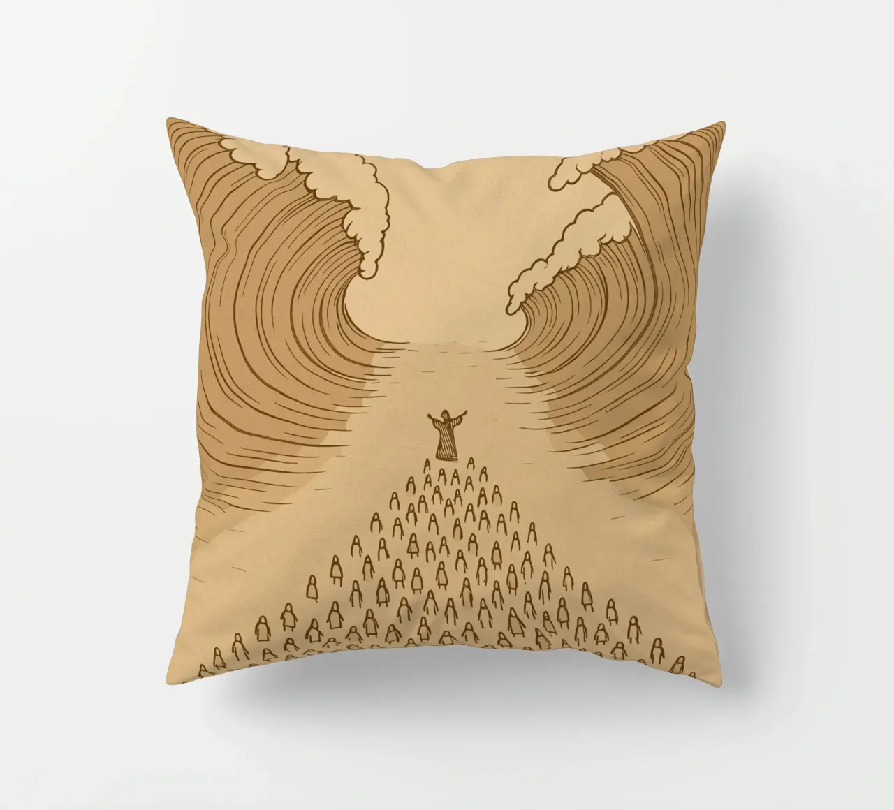 sea parting cuscino da ramosashop