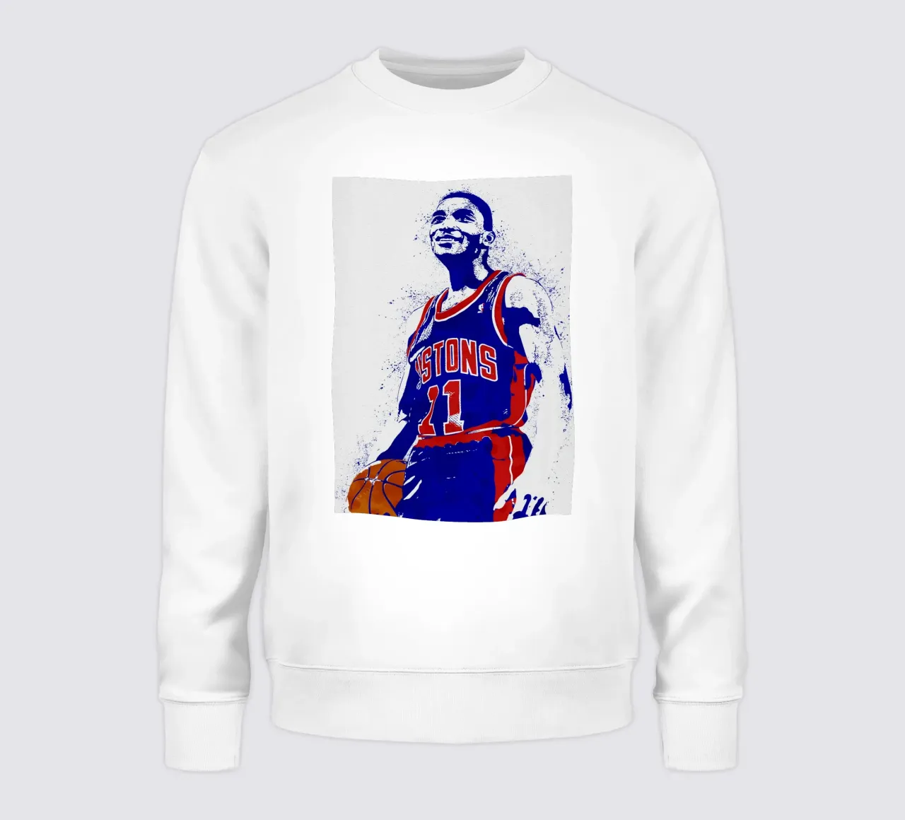 Isiah Thomas Detroit Pistons felpa da tenten