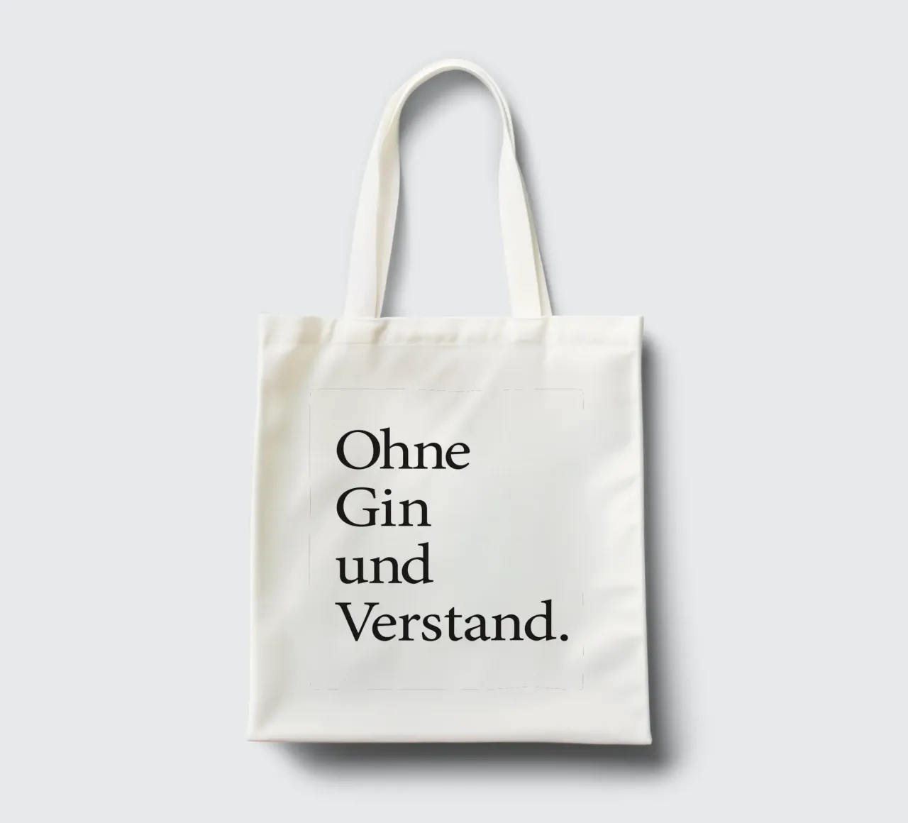 without gin and understanding tote bag by Kavanga