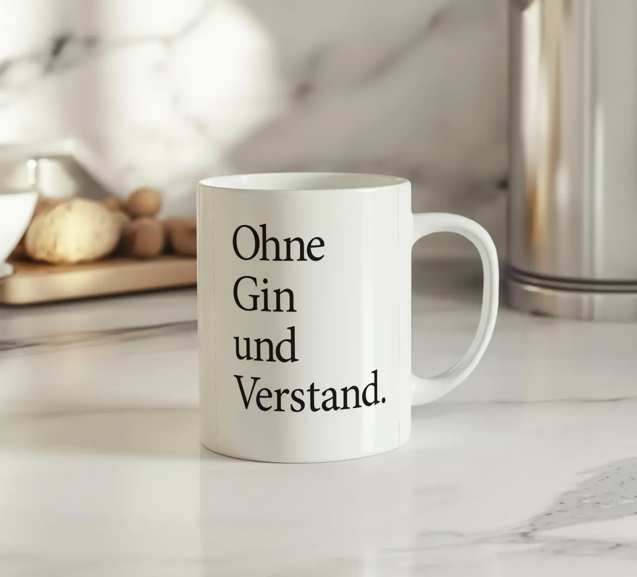 senza gin e comprensione tazza in ceramica da Kavanga